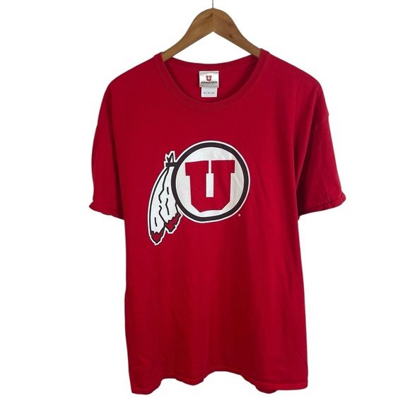 TS927 Men’s Univ Of Utah Utes College T Shirt XL - Picture 1 of 3